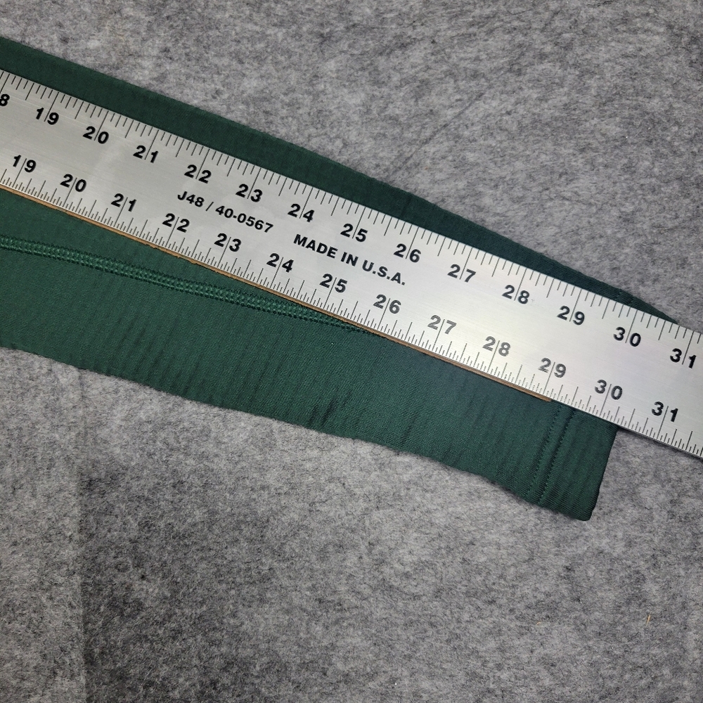 L.L.Bean Dark Green Heavyweight Base Layer Crew Top Women's Size Large Regular - Picture 11 of 11